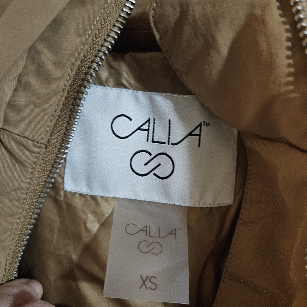 CALIA Women's Nonbaffled Hooded Jacket: TAN BROWN: NEW WITH TAGS: SIZE XS - Picture 4 of 6